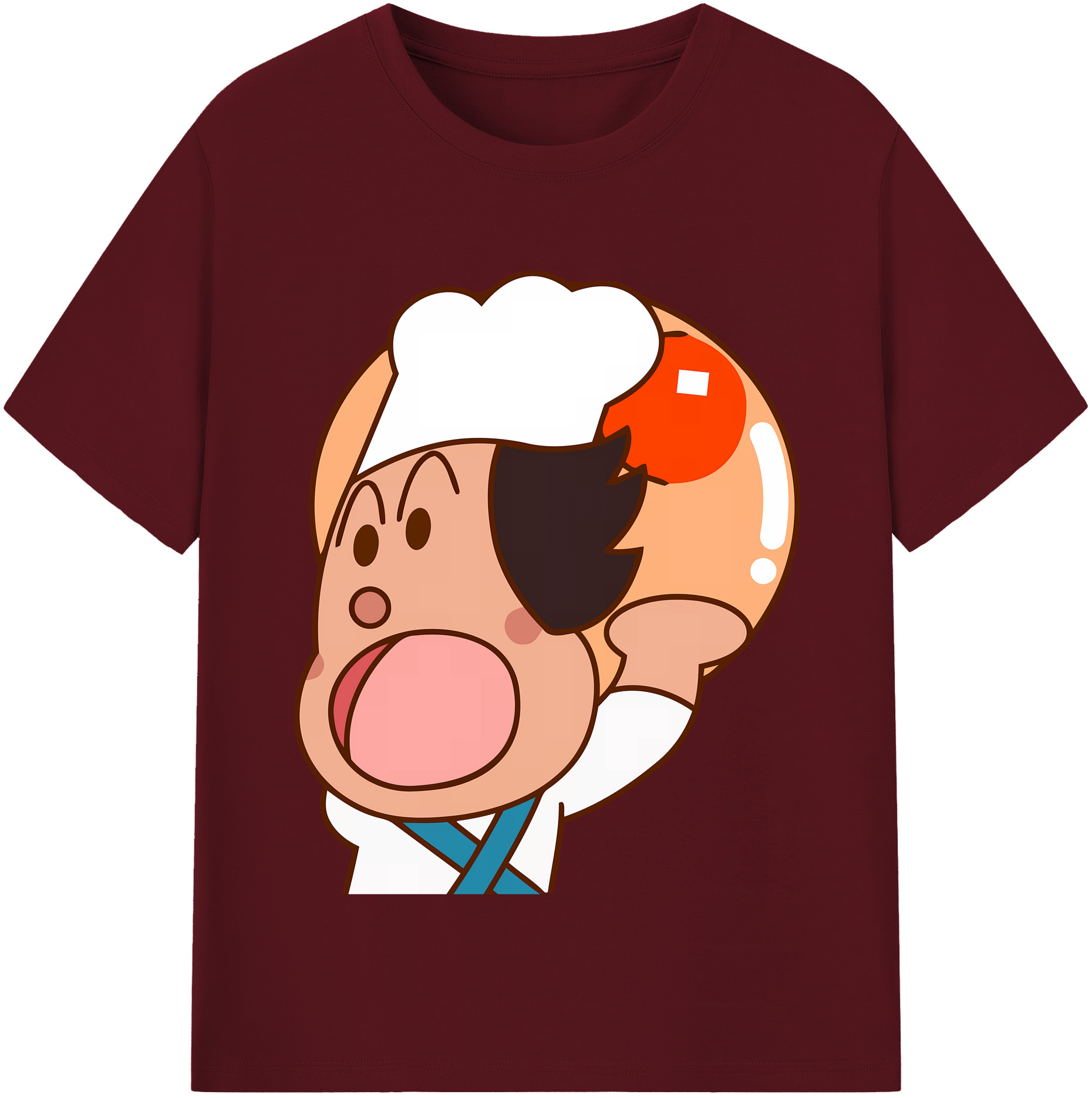 （画像用） アンパンマン Anpanman 綿100％半袖Tシャツ（フロントプリント）